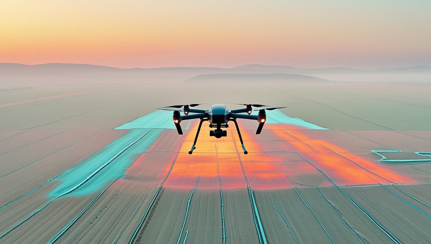 Drone with thermal camera