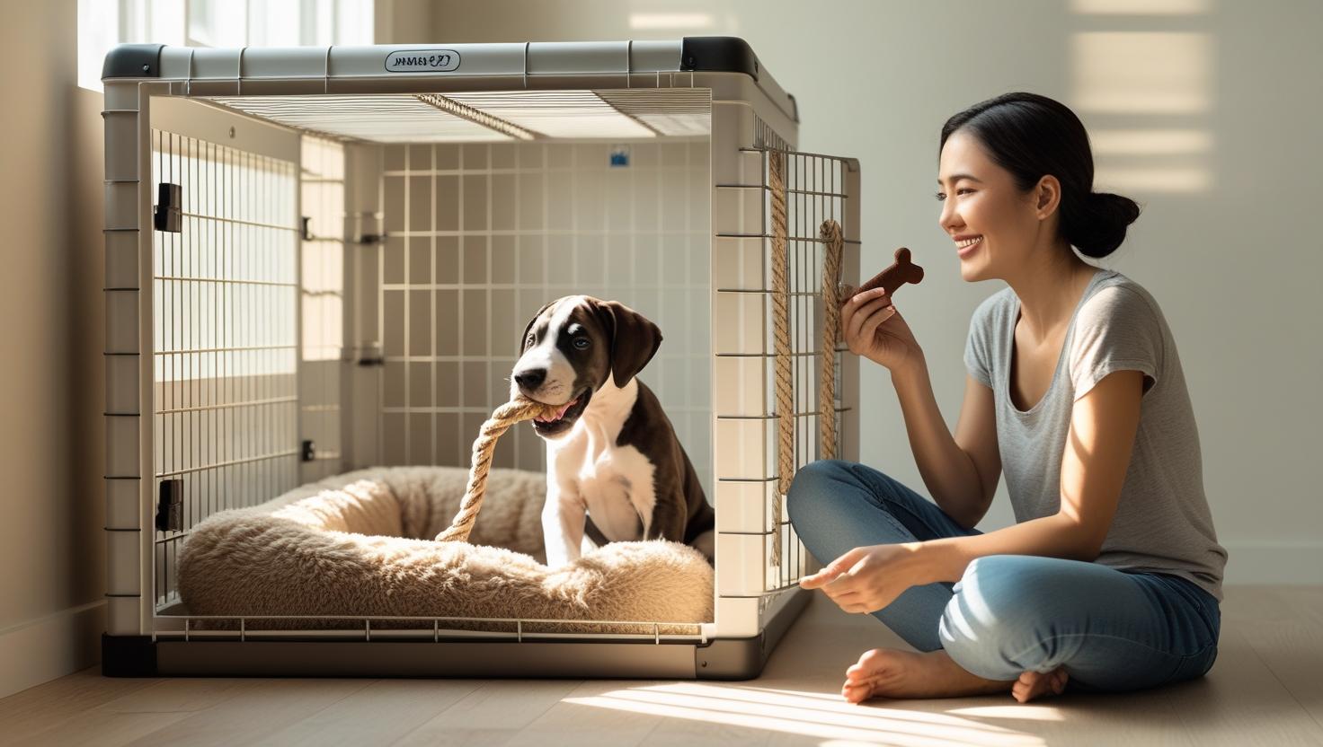 great dane dog crate	