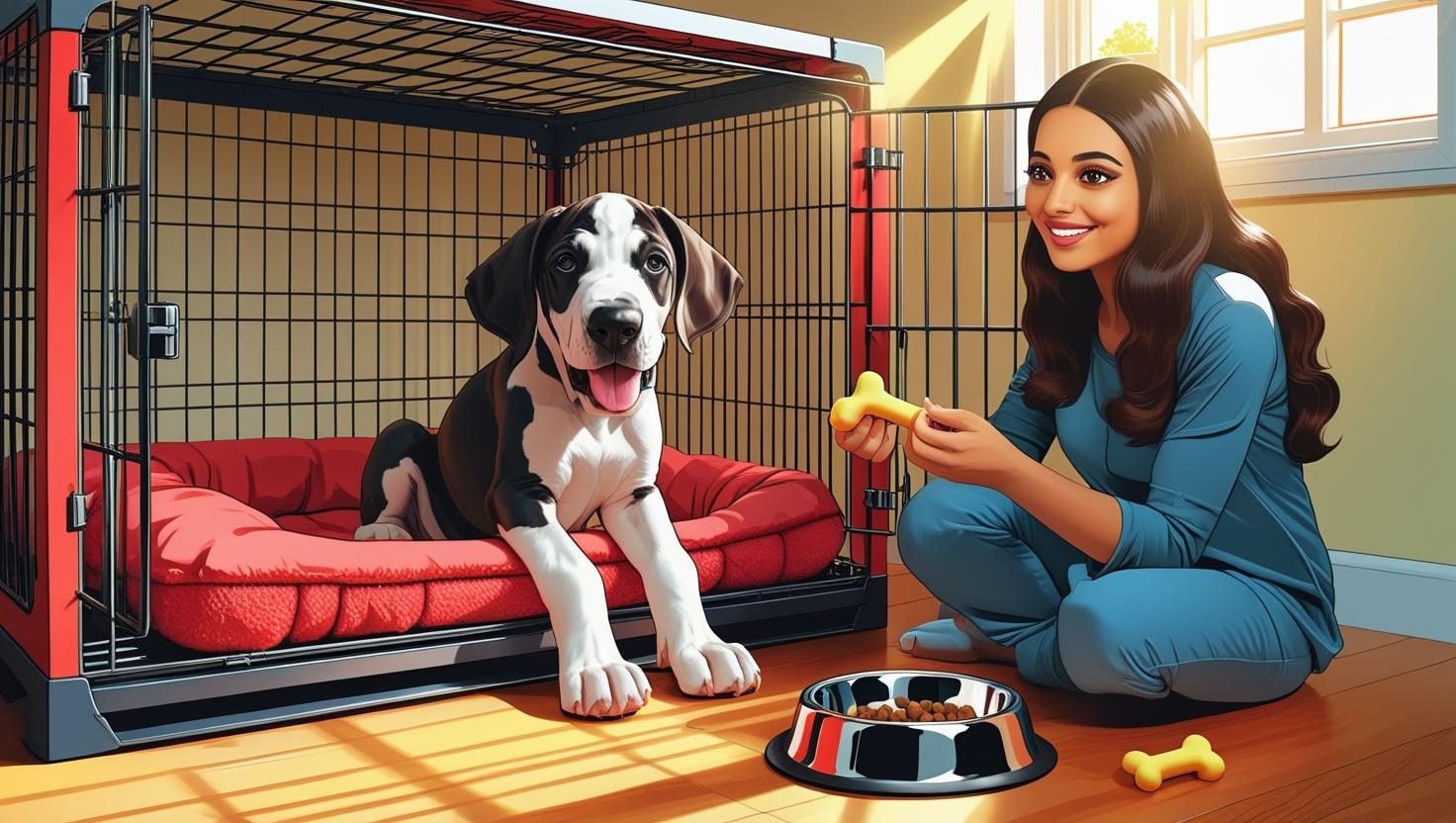 Great Dane Dog Crate Ideas That Combine Comfort, Style, and Function