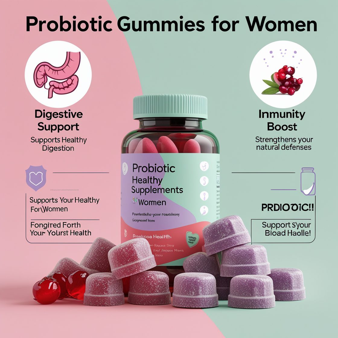 The Ultimate Guide to Probiotic Gummies for Women: Benefits, Uses & Tips