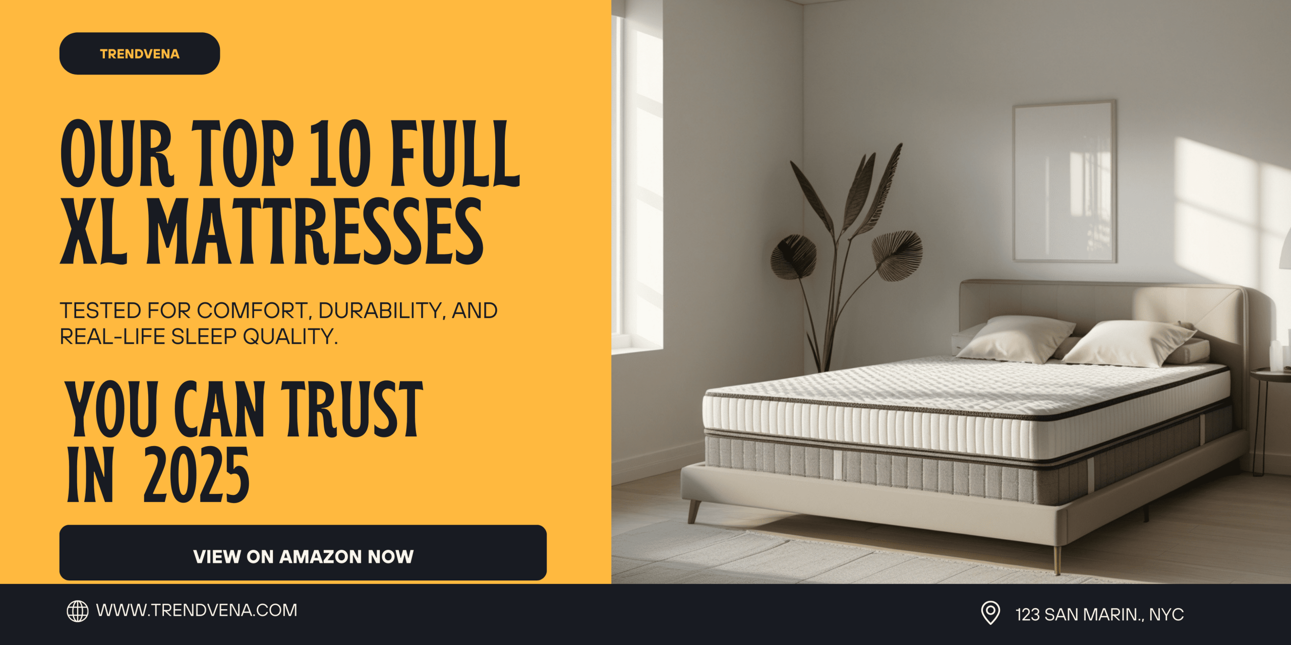 Upgrade Your Sleep: The Best 10 Full XL Mattress in 2025!